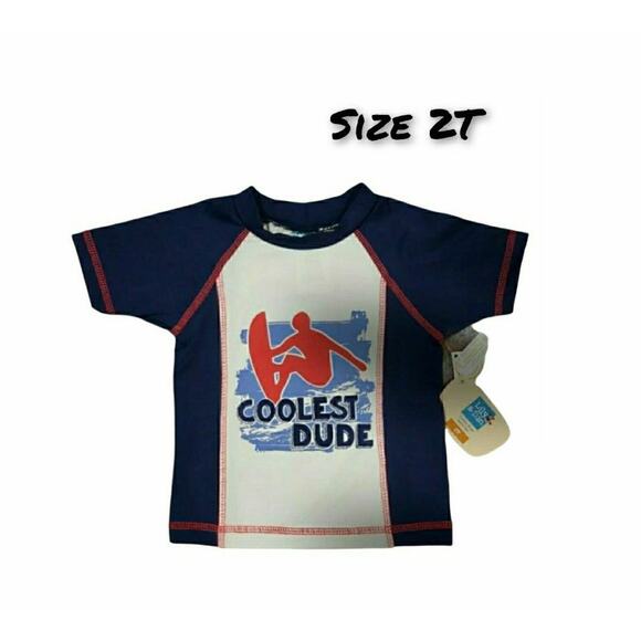 Lily & Dan Toddler Swim Shirt UPF 50+ Protection - Beach Pool Outdoor - Picture 5 of 5